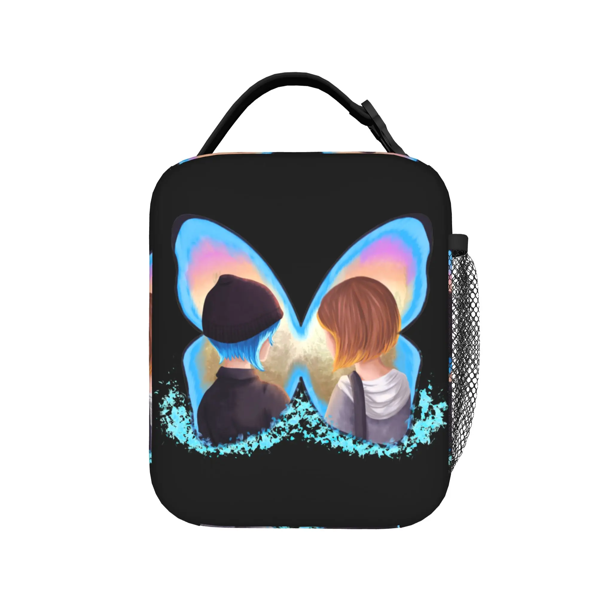 Untitled Life is Strange Insulated Lunch Bags Portable  Reusable Cooler Bag Tote Lunch Box School  Picnic Food Handbags