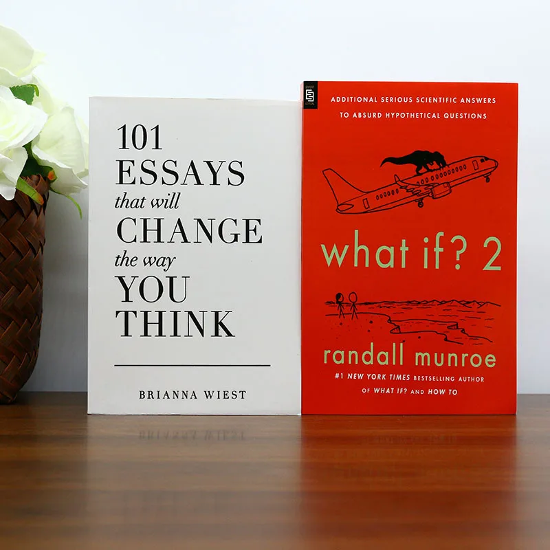 

《101 Essays That Will Change the Way You Think》+《What If 2》 Perfect for Critical Thinkers Science Enthusiasts Christmas gifts