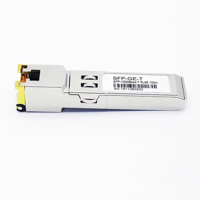 Moduł światłowodowy SFP Port Ethernet Moduł RJ45 Złącze przełącznika 1000BASE-T Miedź Kompatybilny z Cisco/Mikrotik Gigabit Ethernet Sw