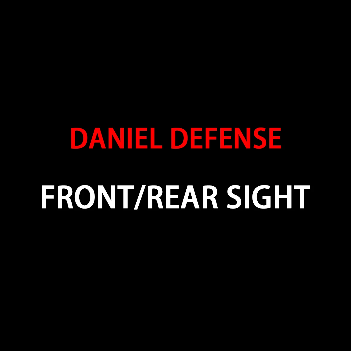 Tactical Metal DANIEL DEFENSE Iron Sights Scope Mount Adapter Front Rear Sight Airsoft Rifle AR15 M4 Riflescope