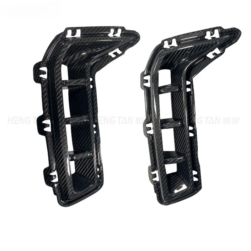 

Подходит для BMW X5 G05 G18 LCI, передняя планка из сухого углеродного волокна, трендовые модифицированные передние воздушные ножи, автозапчасти