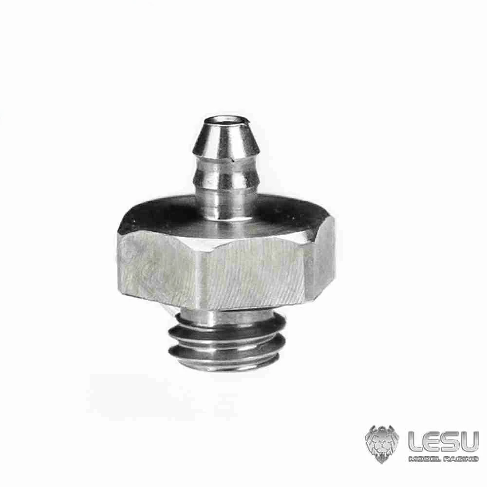 LESU Y-1544-A modified stainless steel precision straight-through M3 oil nozzle suitable for nylon 2*1MM oil pipe