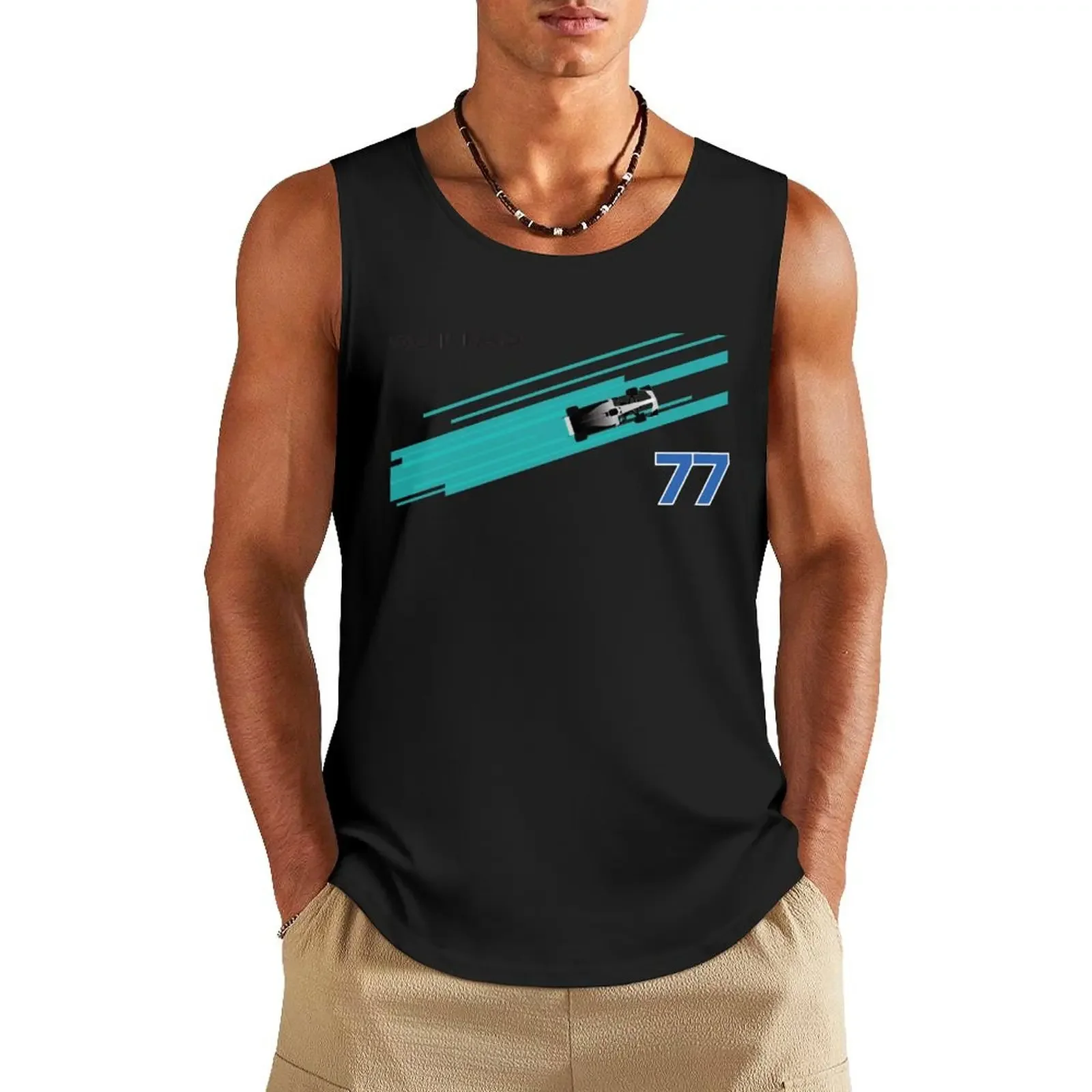 

F1 Valtteri Bottas 77 Tank Top Short sleeve Men's gym t-shirts