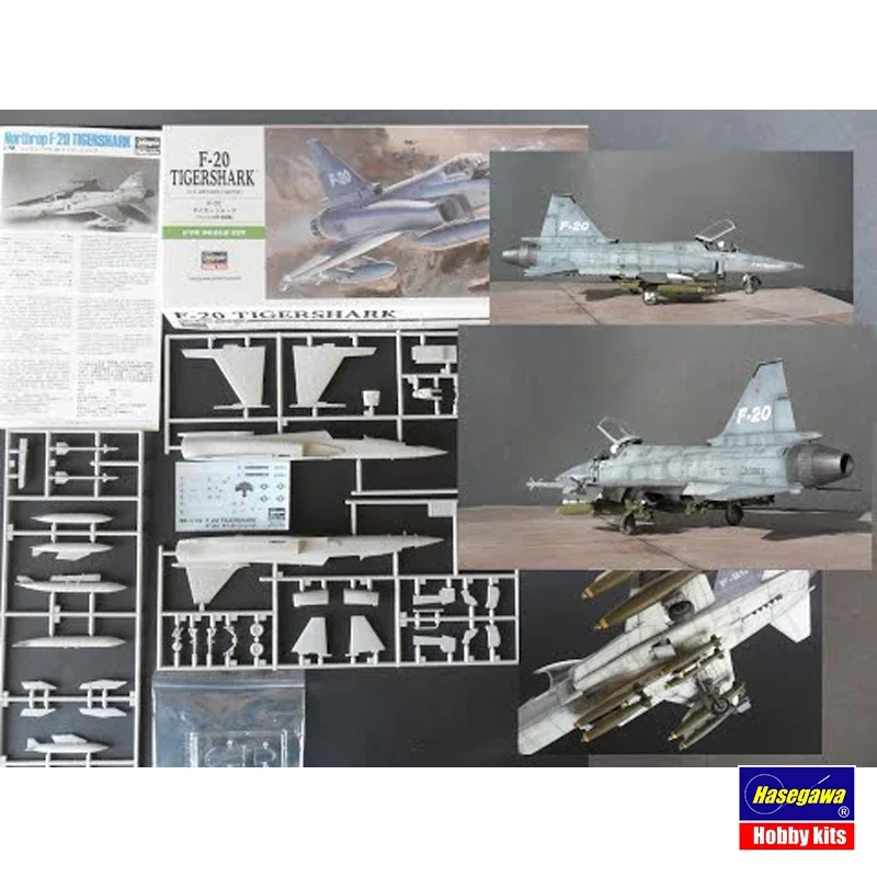 Hasegawa, Assembled Aircraft Model Kit H00233 F-20 Tigershark Fighter 1/72