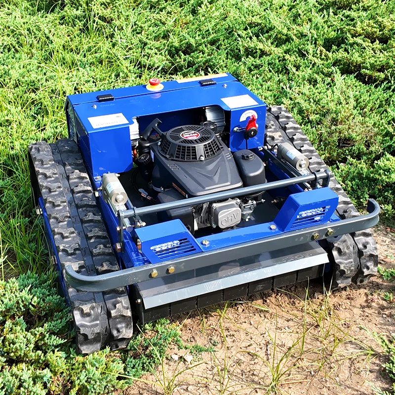 Aangepaste multifunctionele grasmaaier - afstandsbediening dorsvlegelmaaier voor gebruik in de landbouwtuin