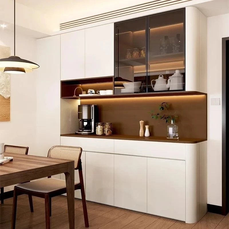 

Modern Sideboards Livingroom Side Cabinet Against The Wall Integrated Locker Cabinet Living Room Solid Wood Storage Household