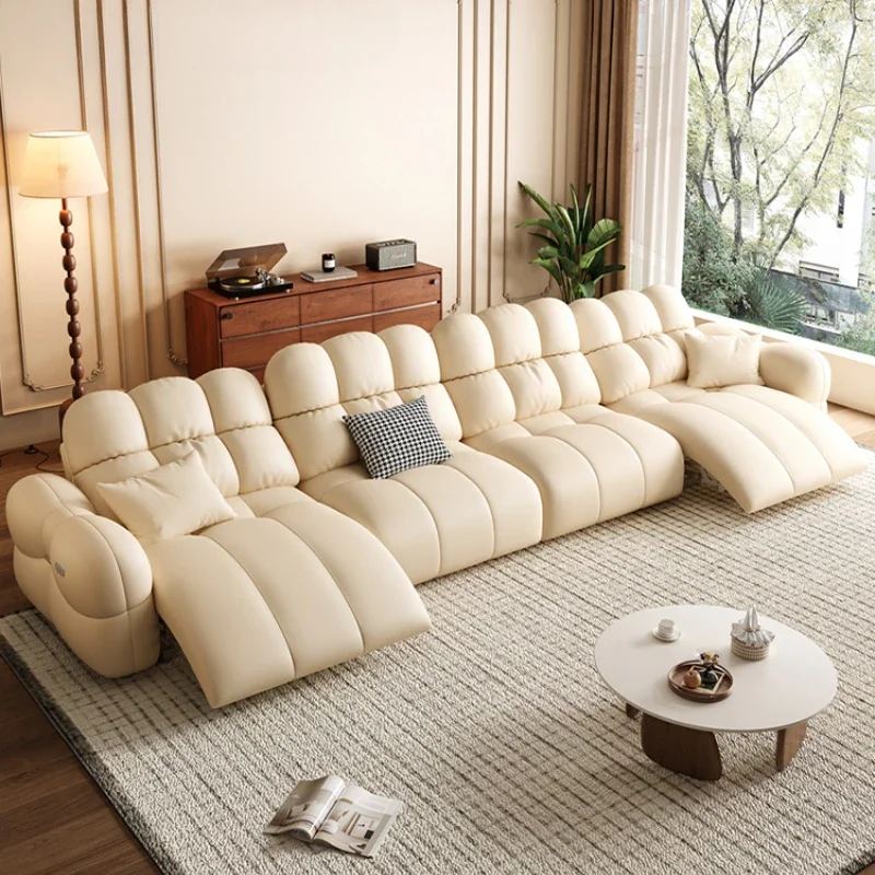 أريكة كهربائية فاخرة مصممة لغرفة المعيشة الفاخرة أريكة صالة مستلق أريكة إيطالية بمقعدين Woonkamer Banken أثاث غرفة المعيشة #5