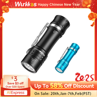 Wurkkos TS10 MAX Nichia 519A 5000k＆ anduril 2.0 ,18650 portable flashlight with Maximum output 2500 lumens/157m/E-tail switch