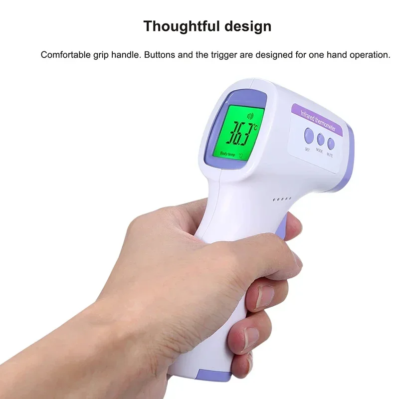 Non-Contact Adult Kid Baby Forehead Infrared Thermometer Gun Medical Digital Thermometer Laser Body Temperature Measurement Tool