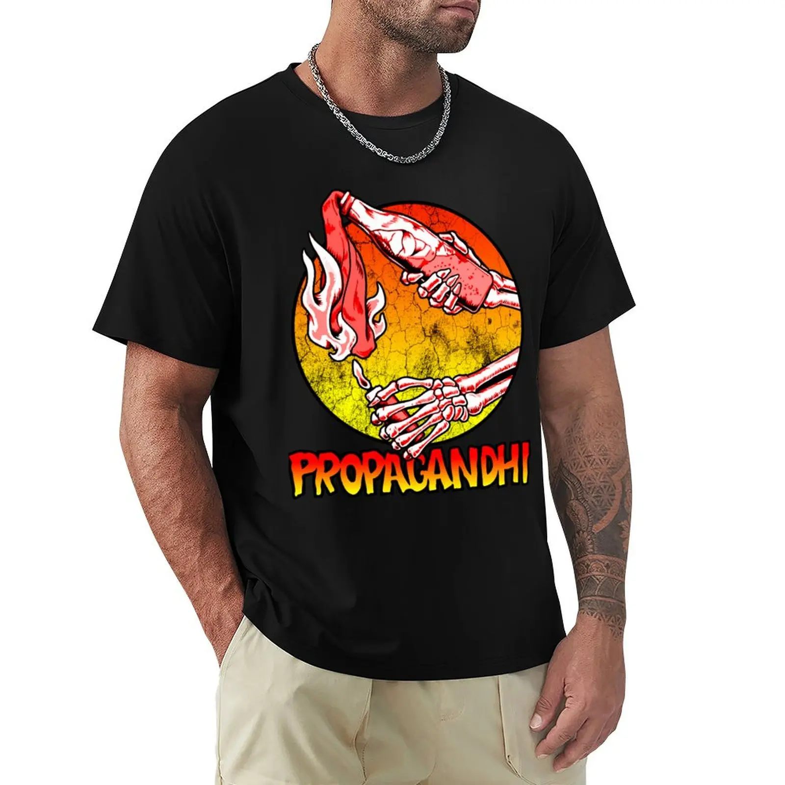 

Propagandhi T-Shirt croswit shirt man summer 2025 topping mens graphic t-shirts