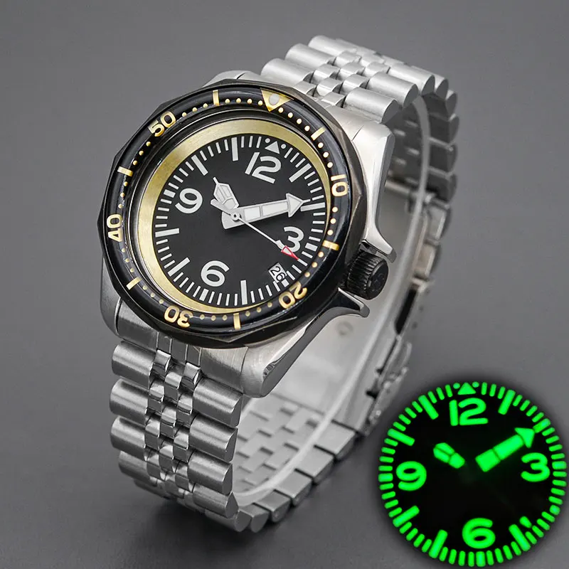 New Design SKX007 Men's Watch With Seiko NH36 Automatic Movement 316L Stainless Steel Sapphire Glass 200M Waterproof Watch Watch