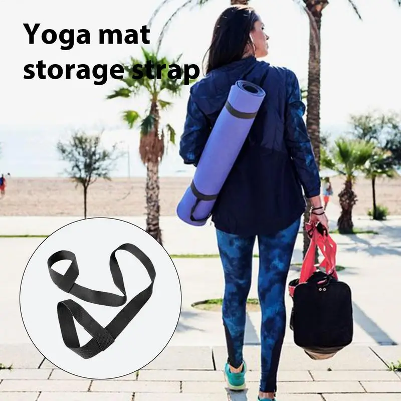 Portable Yoga Mat Strap Belts Adjustable Storage Ties Sports Sling Shoulder Carry Strap Belt Exercise Stretch Fitness Equiment