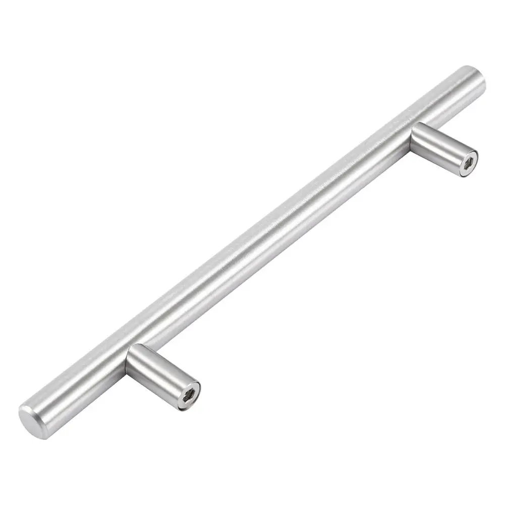 Stainless Steel Kitchen Cabinet T Bar Handle Pull Knob 200mm Furniture Drawer Handles 20Pcs Set