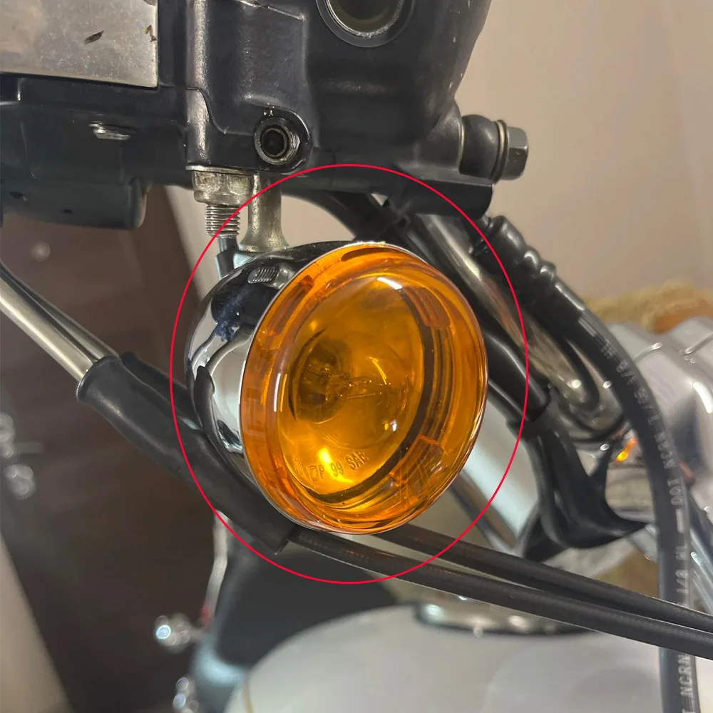 Motorcycle Turn Indicator Signal Light Lens Cover For Harley Sportster 883 1200 Touring Road King Dyna Softail Heritage Fatboy image 6