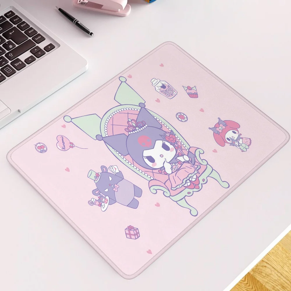 Kuromi Gaming Mouse Pad Anime Small Computer Accessories Mousepad Company Desk Accessory Rubber Mat Game Mats Pc Gamer Girl Cute