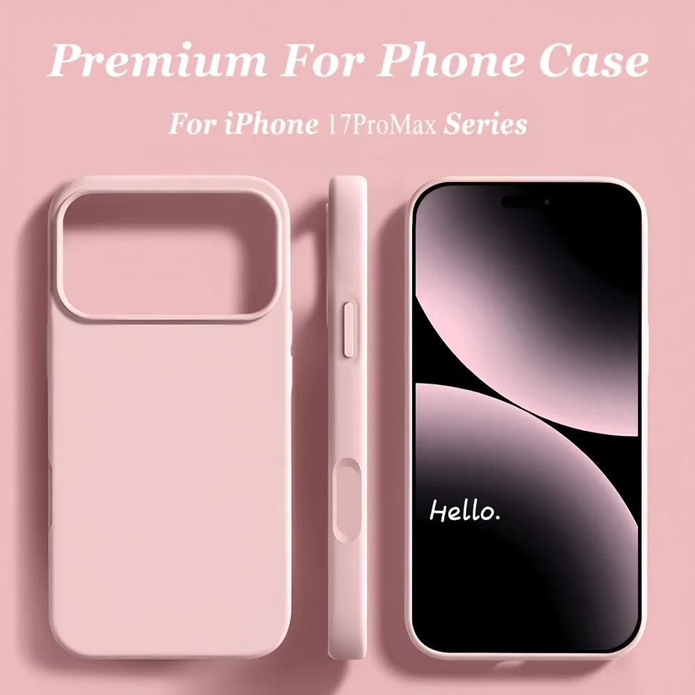 Flüssigsilikonhülle für iPhone 18 17 16 Pro Max, weiche TPU-Hülle für iPhone 17 18 Pro, stoßfeste Schutzhülle für iPhone 15 14 Pro Max – Detail 3