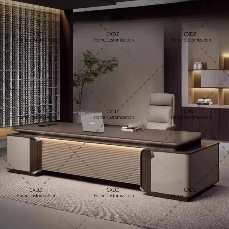 XXMinimalist  Office Desk Design Multifunctional Luxury Executive Office Desk Computer Crafts Tavolino Home Furniture
