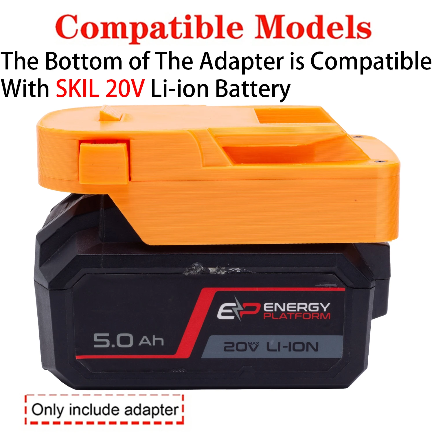 Battery Adapter for AEG RIDGID 18V Li-ion Tool to SKIL 20V Li-ion Battery Adapter Converter Power Tool Accessory