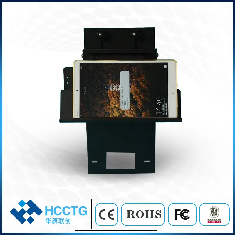 Durable Metal Adjustable Tilt 90 Degrees POS Terminal Tablet Stand for iPad PS-20