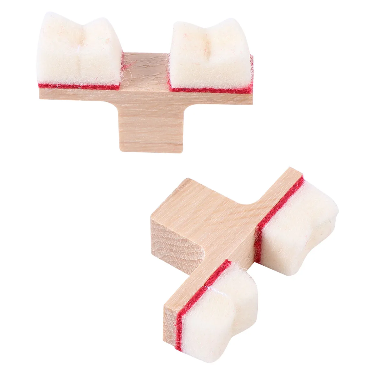 

2pcs Piano Stopper Safe Accessories Durable Wool Felt Lightweight Vertical Maintenance Tool Suppressor Supplies