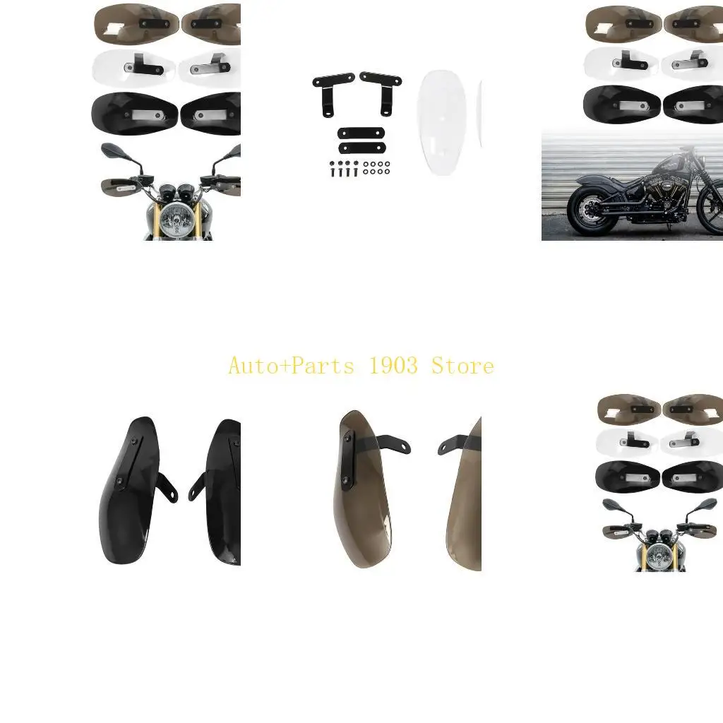 

E21C Handlebar Handguard Cold Wind Blocker For 883 Motorcycle Hand Guard Protector 2x