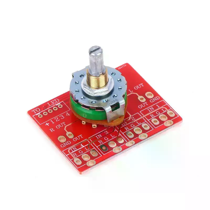 Rotary Switch 3 Pole 4 Position Signal Selection Power Amplifier Audio Signal Switch Accessories