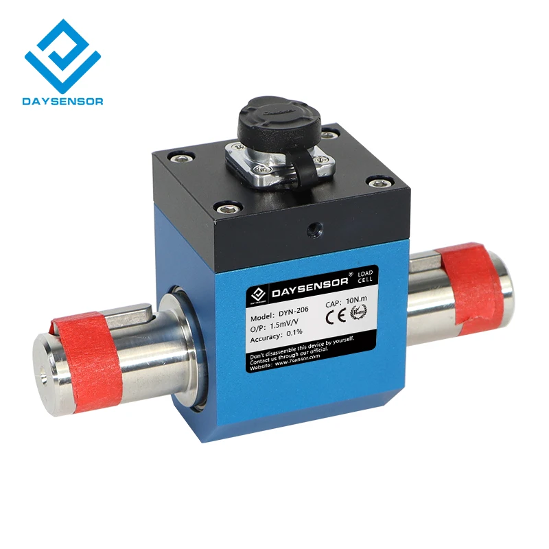 

DYN-206 Force load cell rotary dynamic Torsion Transducer Shaft Torque Sensor shaft torque sensor speed 100nm 200nm 500nm 800nm