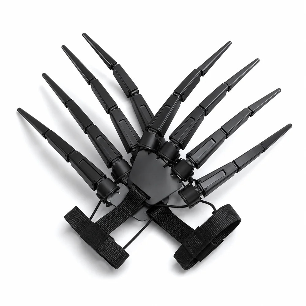 Skeleton Claws Hands Flexible 3D Articulated Fingers Horror Halloween Cosplay Party Scary Costume Accessories view 2