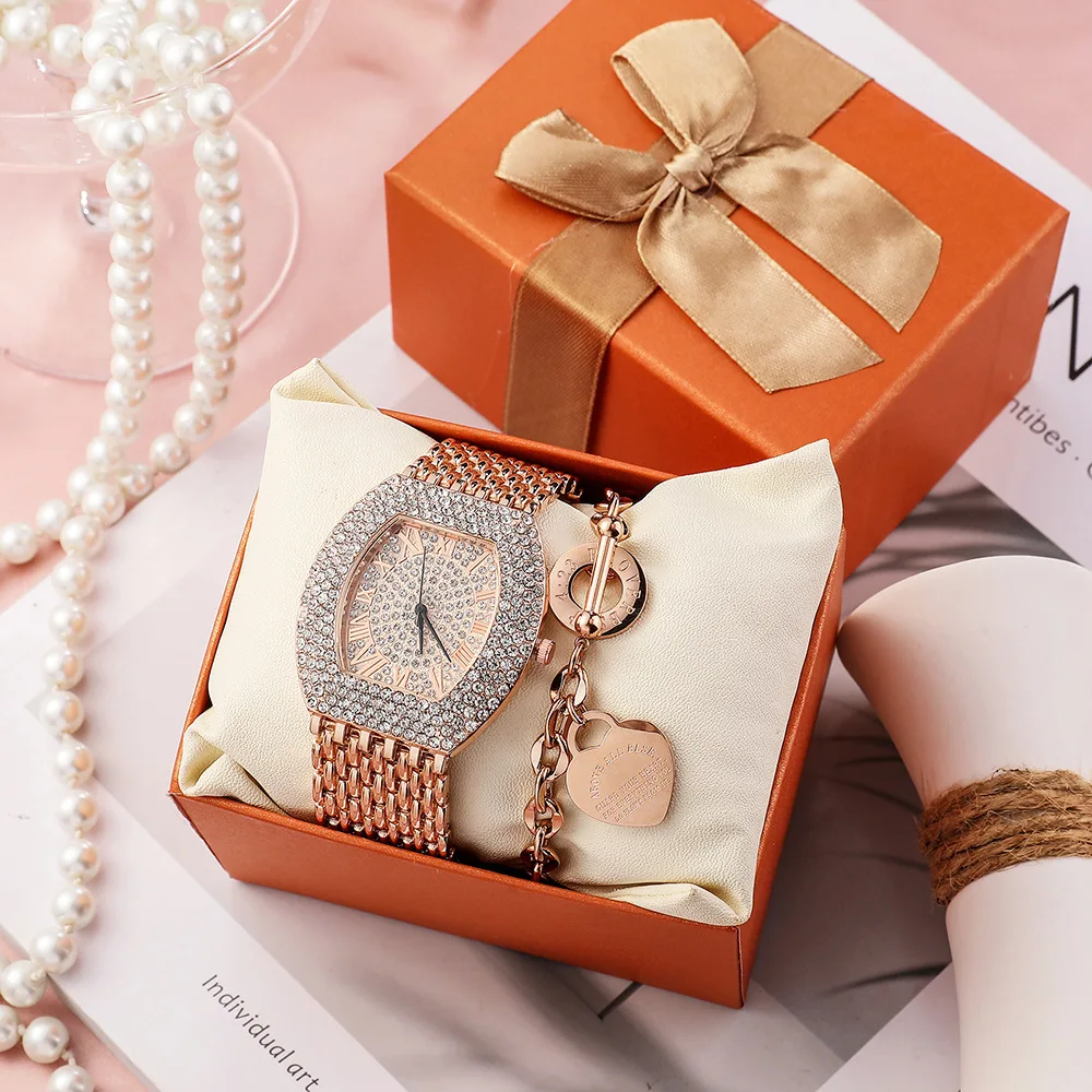 Ladies Watch Gift Set Holiday Birthday Gift Set Bracelet Watch Set