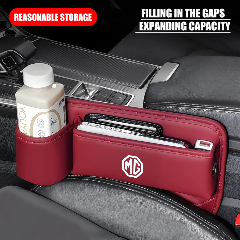 

Ящик для хранения с боковой щелей для автомобильного сиденья, автоаксессуары для гаражей Morris MG MG3 MG5 MG6 MG7 ZS GT EZS EHS Phev RX5 ZT Saloon