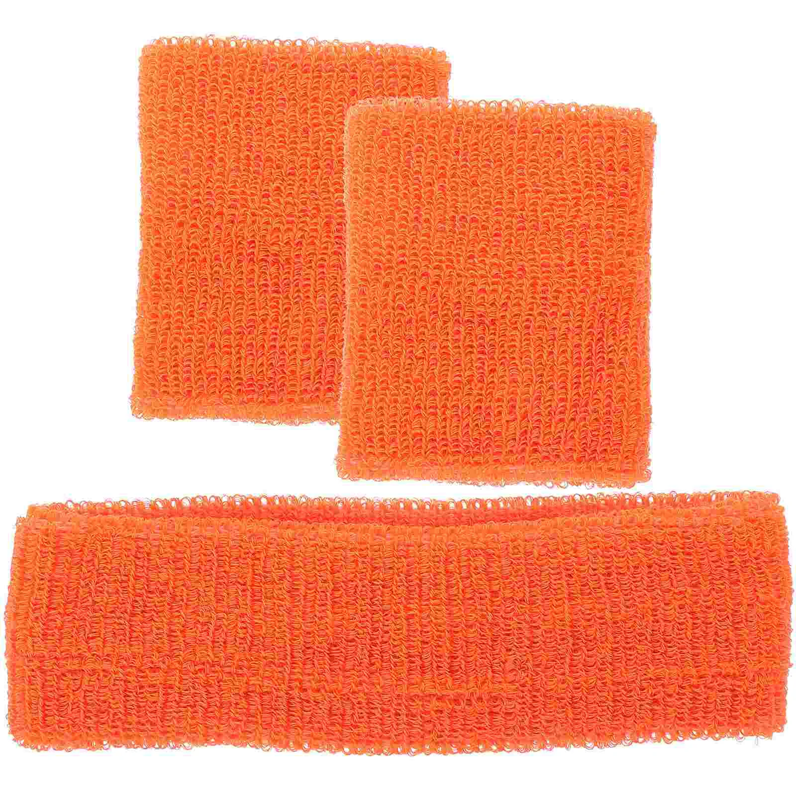 

Wristbands Sweatband Athletic Headband Women Yoga Orange Workout Headbands Miss