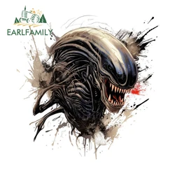 EARLFAMILY Popular Cool Arcade Predators Car Accessories Game Creative Graffiti JDM Waterproof Decals Personality Stickers
