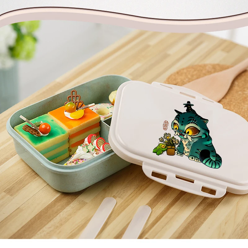 

Ланч-бокс KPop «Охотники на демонов» с большой емкостью, прочный изоляционный ящик, коробка для бенто с мультяшным узором, подарок другу на день рождения