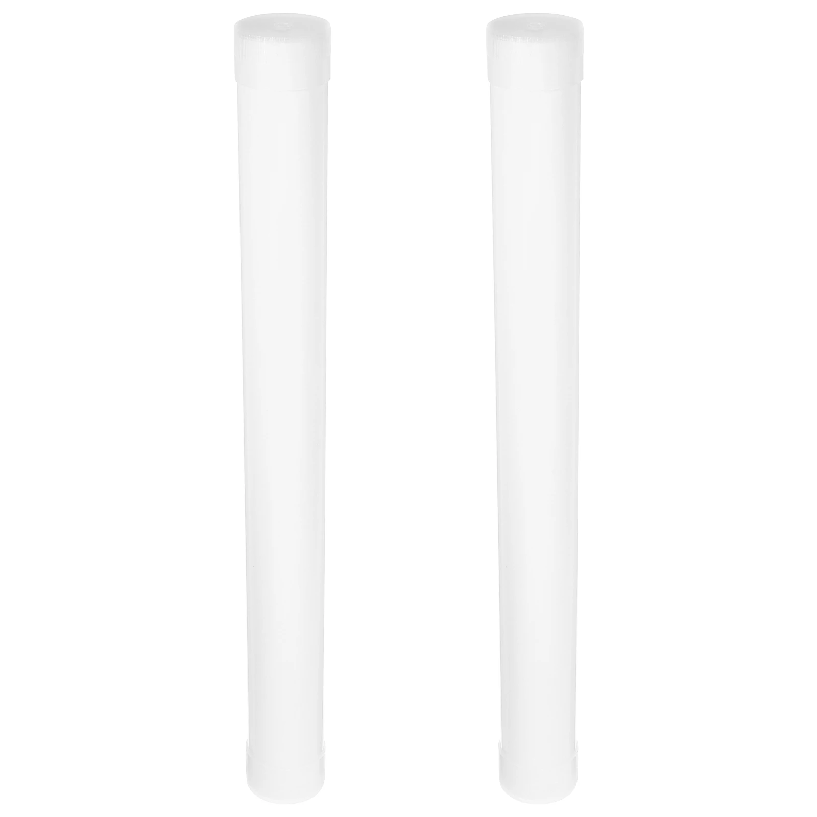 2Pcs Decorative Canvas PVC Artwork Storage Tubes Poster Tubes For Storage Prints Safe Resistant Travel