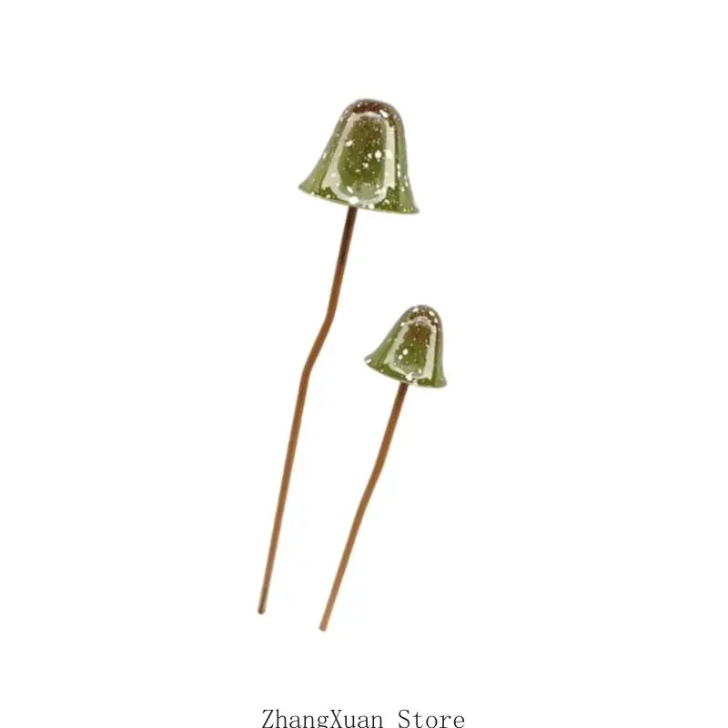 Garten-Pilzpfähle, Paar für Rasenpräsentation und Hofnutzungszonen, 3 x – Detail 10