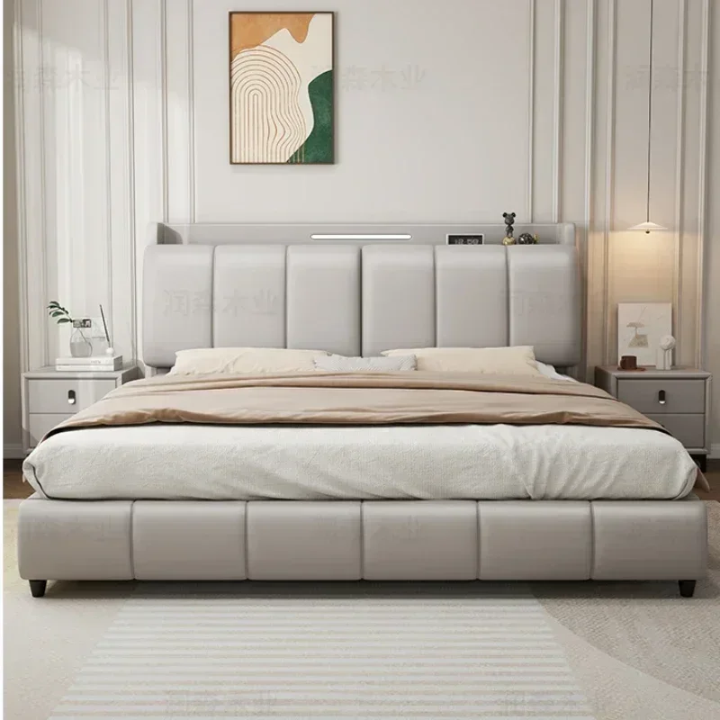 Modern Bed With Drawers Luxury Efficient Queen Storage Double King Size Frame