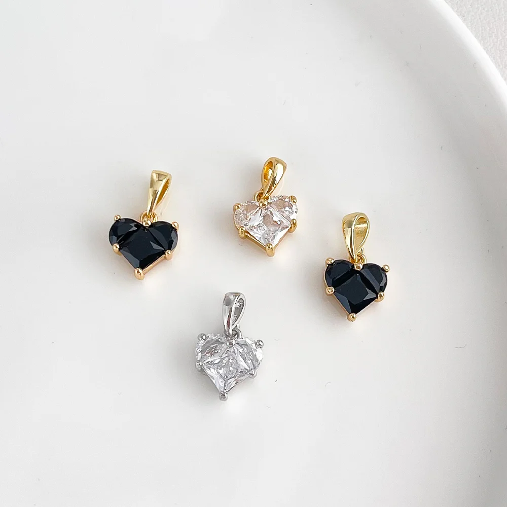 

Cordial Design 9*16MM 20Pcs Jewelry Accessories/Genuine Gold Plating/Heart Shape/Copper Pendant/Hand Made/DIY Charms #196071