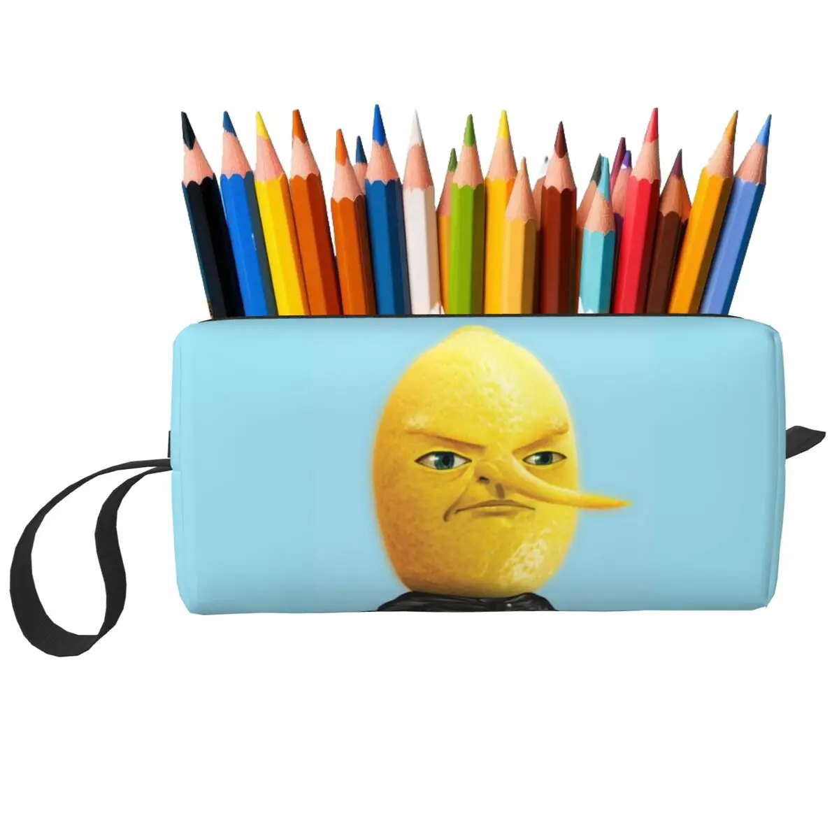 

Пенал Earl Of Lemongrab для детей, школьная коробка для ручек, сумка-карандаш, канцелярские принадлежности, дорожная женская косметичка, сумка-органайзер