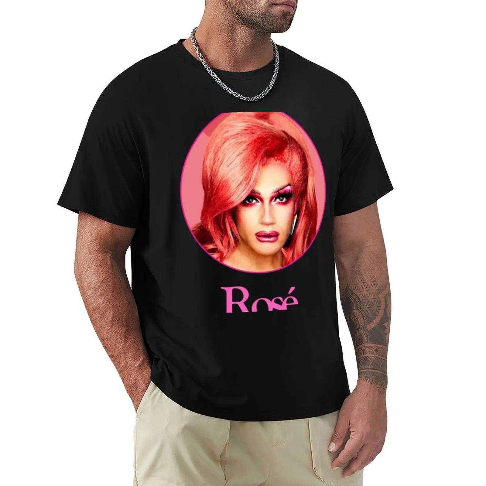 The Rosé T-Shirt Anti-Fade Casual Tee Shirt