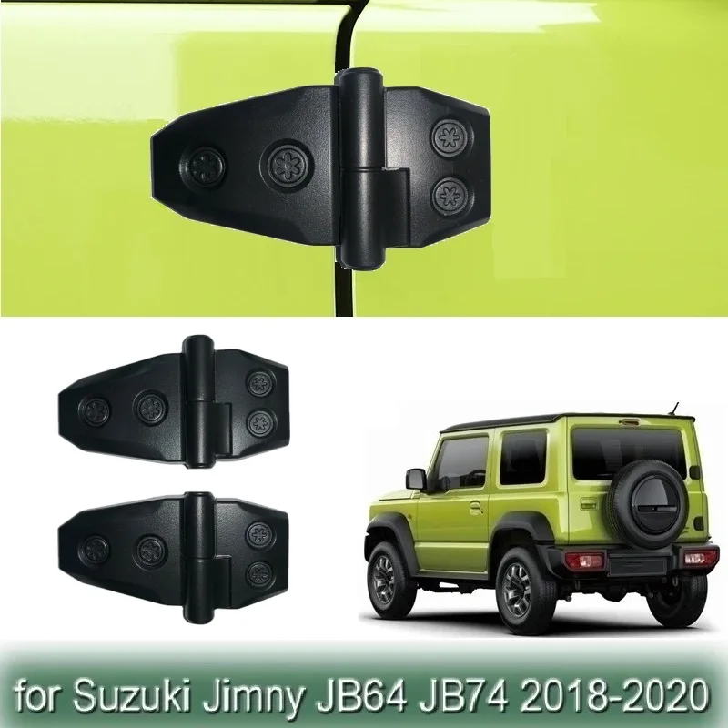 New Hot Car Engine Hood Door Hinge Decoration Cover Trim For Suzuki Jimny JB64 JB74 2018-2021 Styling Sticker