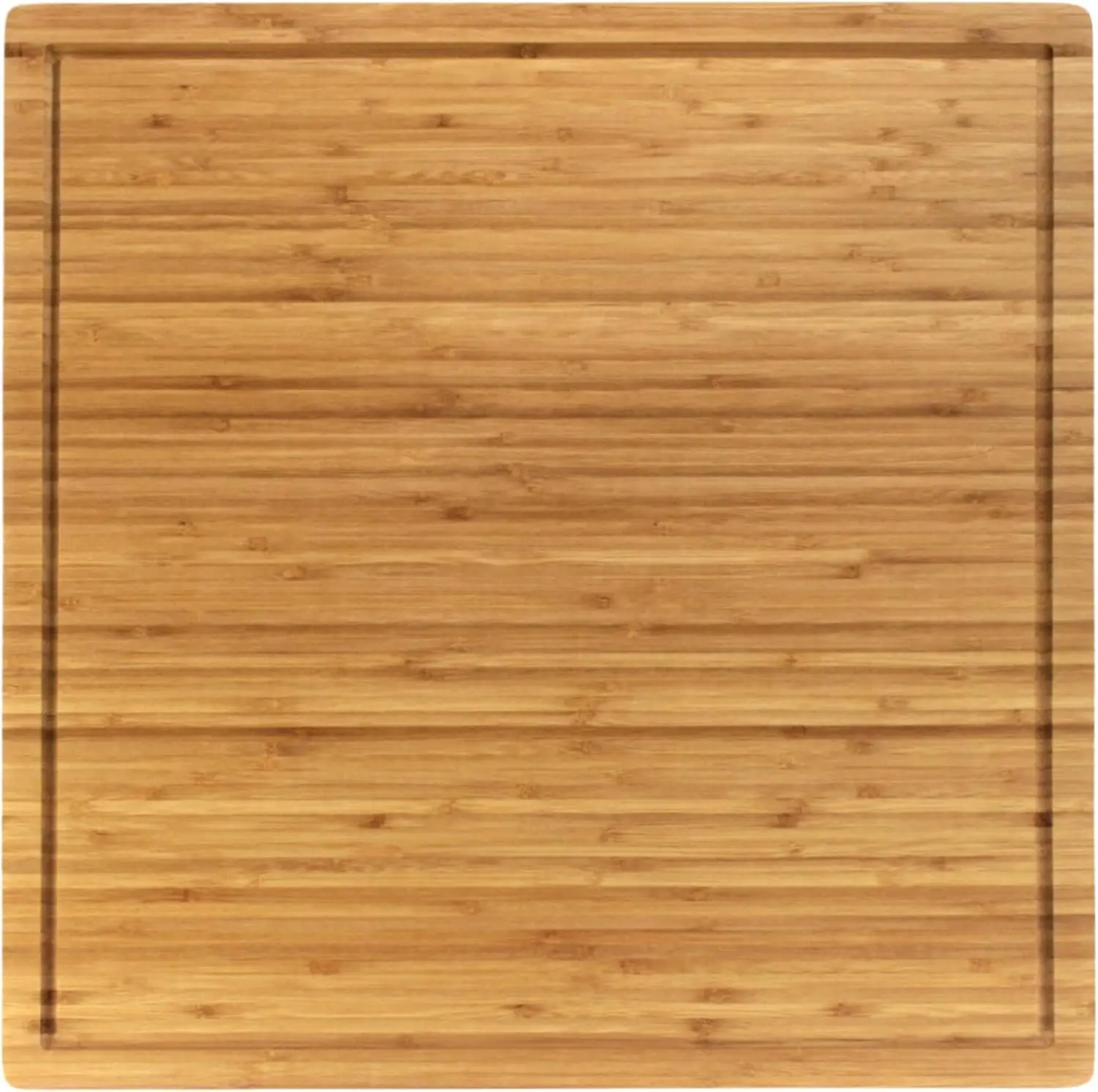 

Bamboo Burner Cover Cutting Board, 3-Ply, Large, Square - Grooved/Flat (20"x20"x0.75") - 1 Piece
