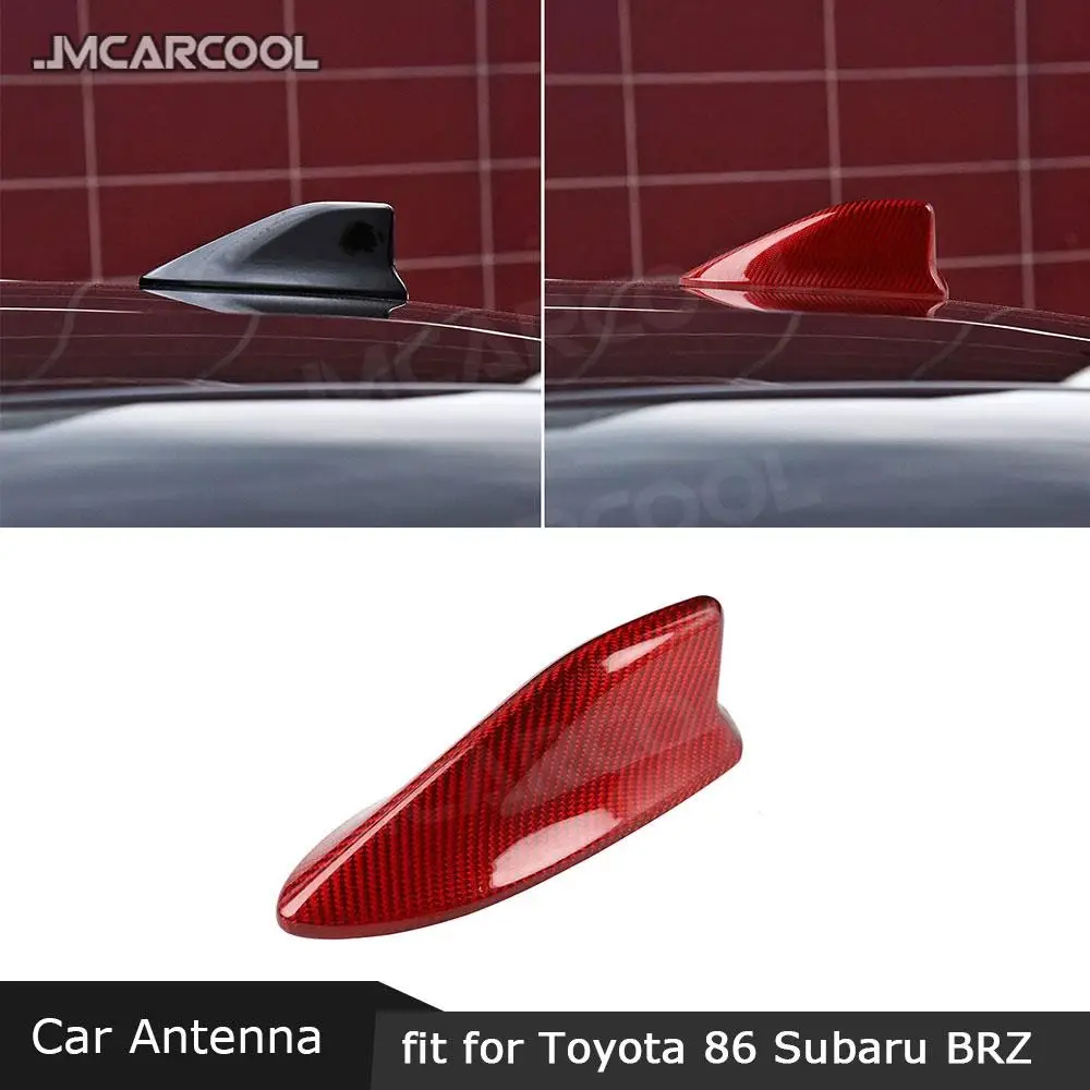 

JMCARCOOL Carbon Fiber Car Roof Fin Shark Antenna Aerial Trim Cover Spoiler For Toyota GT86 FT86 ZN6 Subaru BRZ 2014-2019