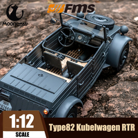 FMS 1:12 RocHobby Type82 Kubelwagen RC Car RTR 4WD Remote Control Convertible Pickup Truck Four Wheel Drive Variable Speed Toy