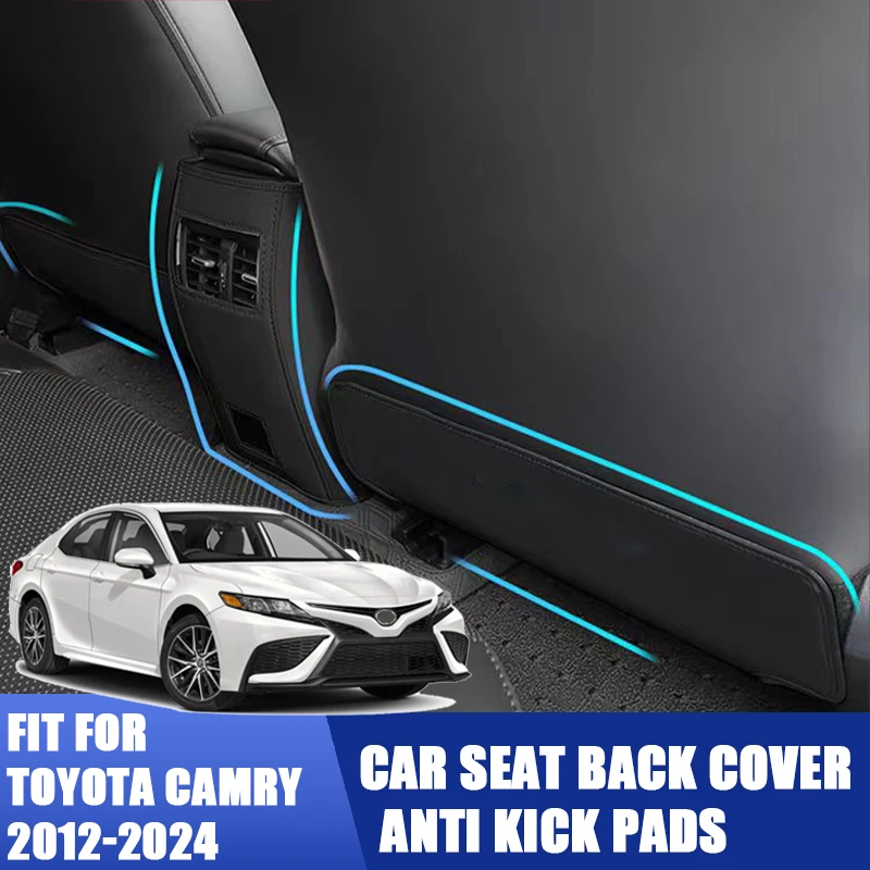 Couverture arrière de siège anti-coup de pied de voiture pour Toyota Camry, protection arrière, accessoires intérieurs, 2012, 13, 14, 21, 22, 23,