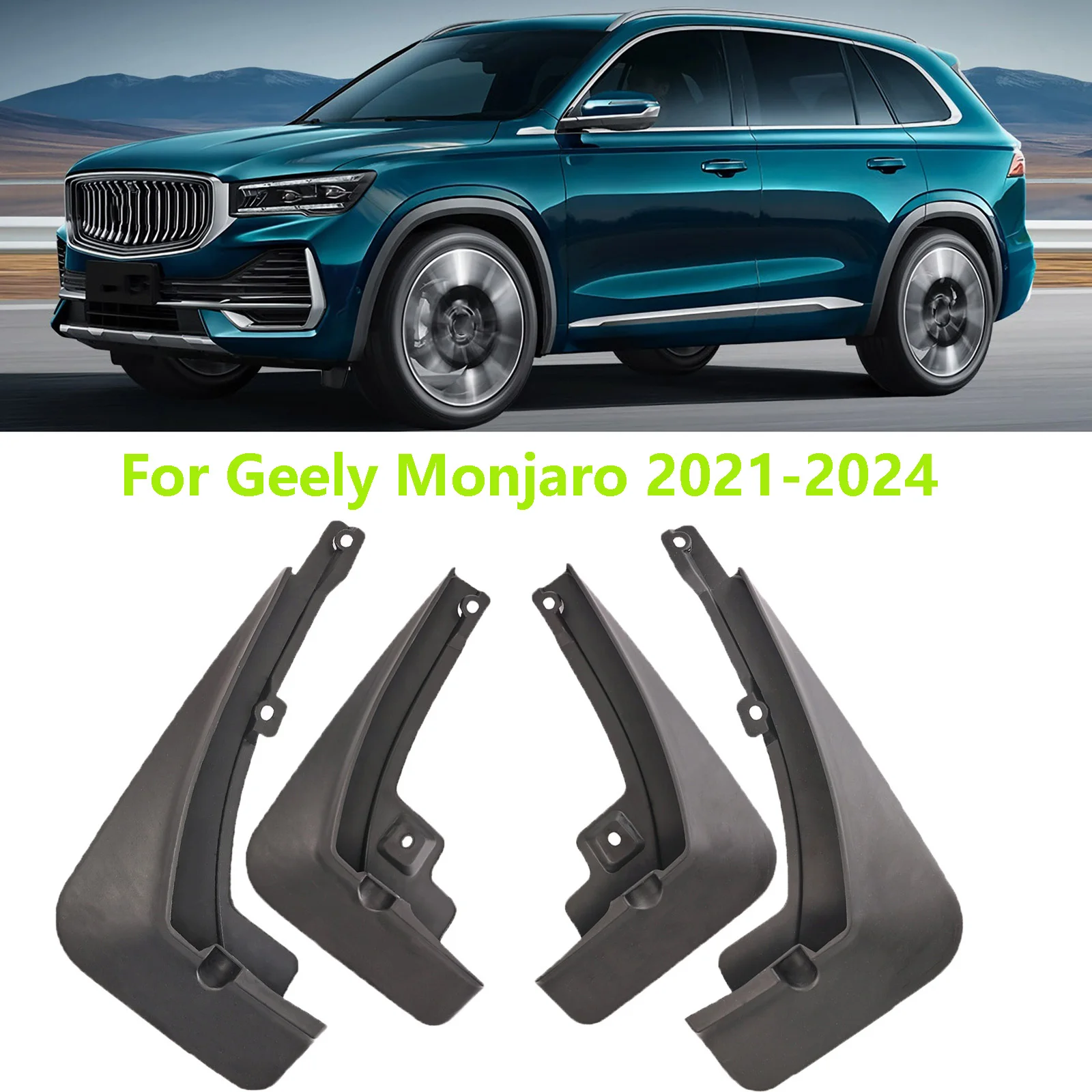 For Geely Xingyue L Monjaro 2021 - 2024 Splash Guards Mudguards Mud Flaps Mudflaps Fender Front Rear Cover Protector 2022 2023