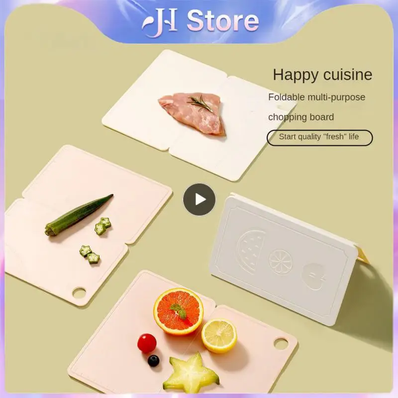 Cutting Board Double Sided Anti Slip Cutting Board Repeatedly Folding Cutting Board Quick Drainage Cutting Board Chopping Block