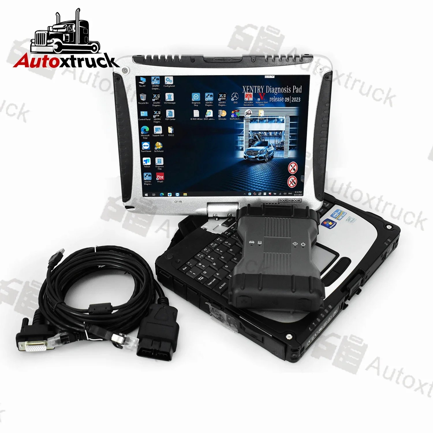 

Мультиплексор для ноутбука CF19 Xentry C6 MB Star C6 SD Connect C6 DOIP Поддержка CAN BUS с программным обеспечением SSD диагностический инструмент