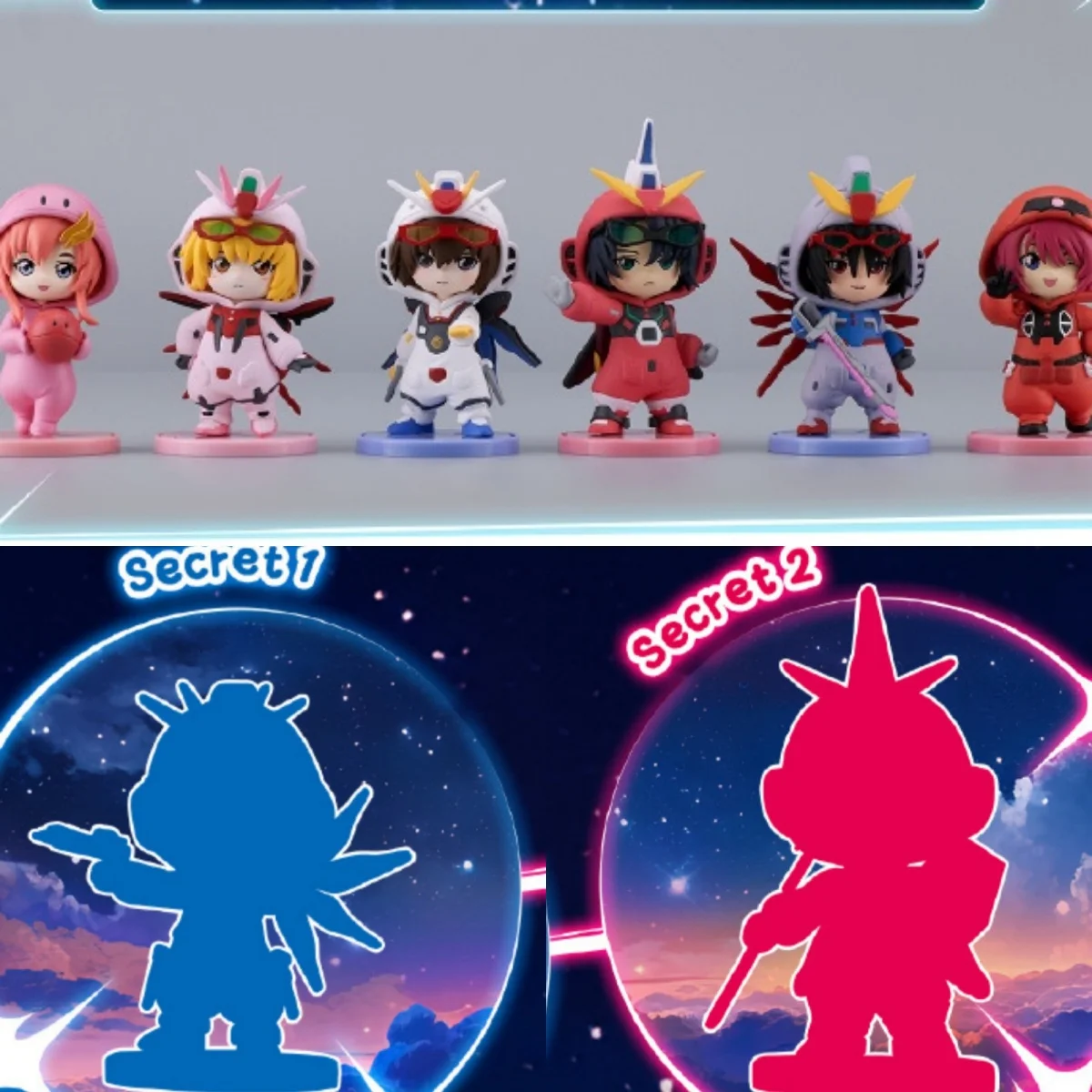 

Gundam Seed Destiny Bjd Doll Plushie Toy Blind Box Sleepwear Series Collectible Models Trendy Gift For Fans
