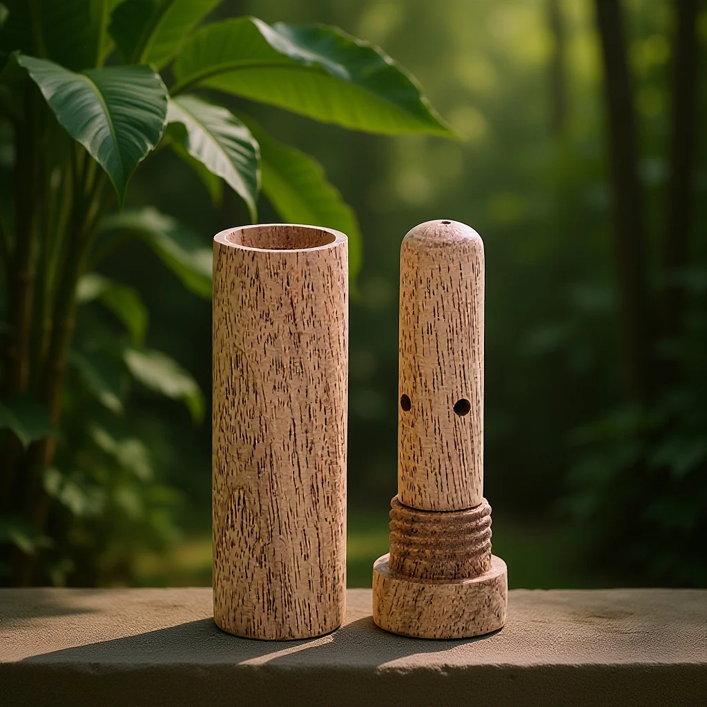 

Essential Oil Inhaling Stick Portable Wood Nasal Inhaler Reusable Aromatherapy Tube For Fatigue Relief Longlasting