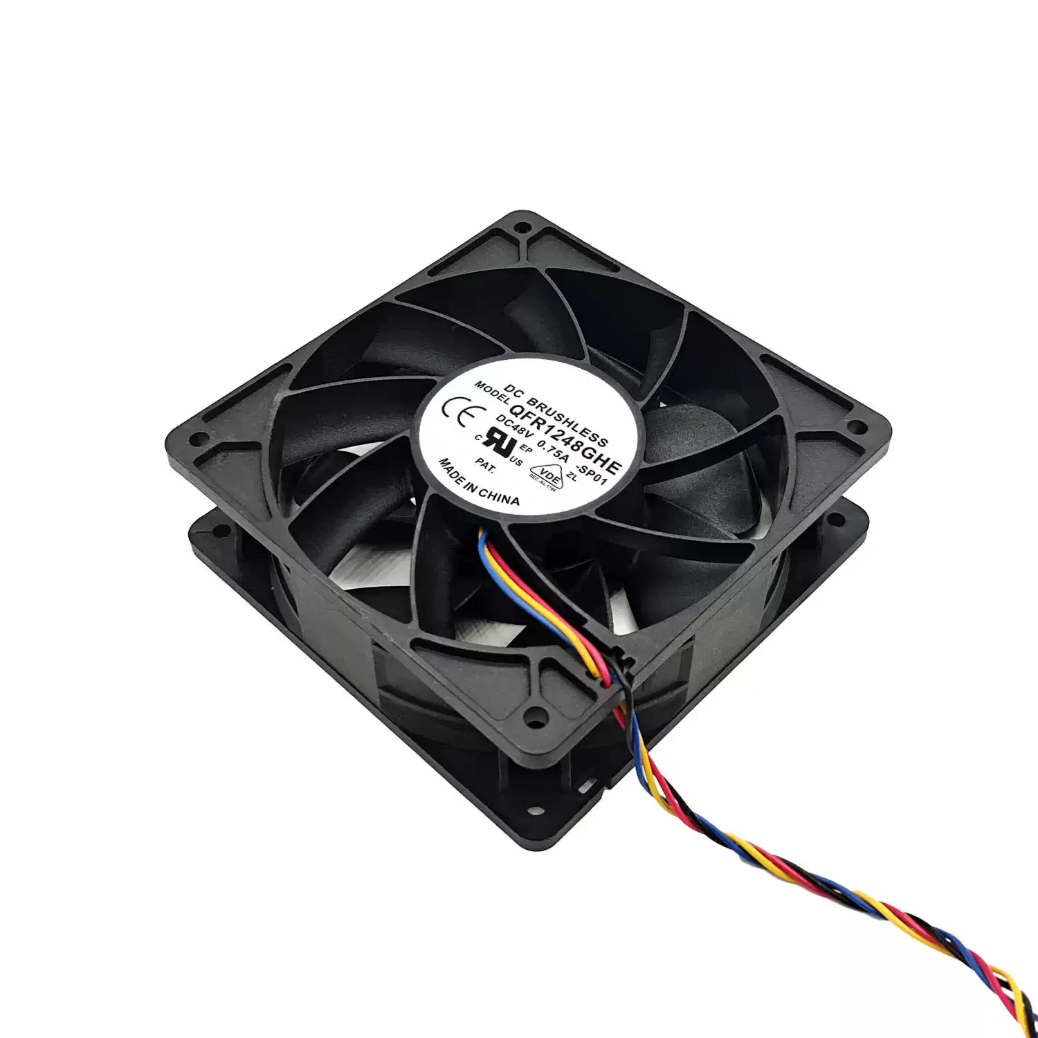 

QFR1248GHE 48V 0.75A 12CM 12038 120*120*38MM Cooling Fan
